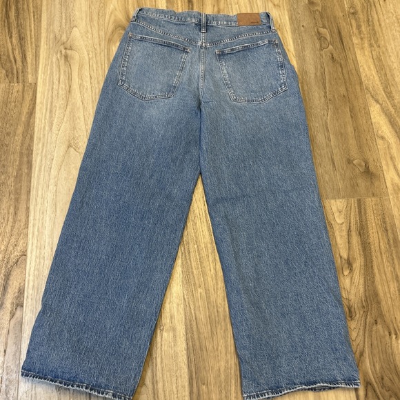 Madewell Denim - Madewell The Baggy Straight Jeans High Rise EWA Wash Women's Size 30x29"
